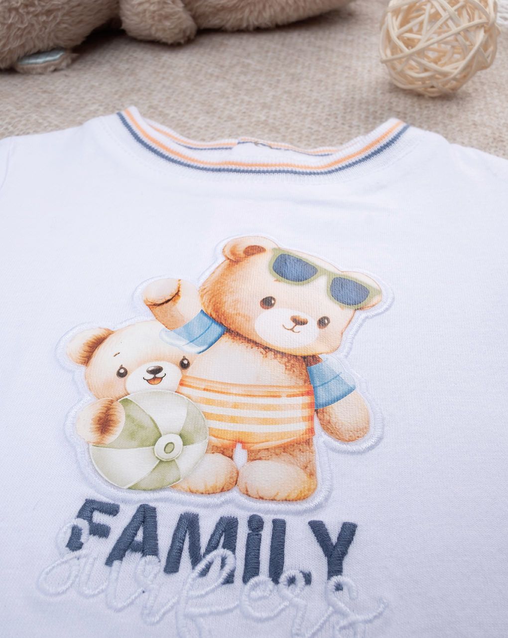 βρεφικό σετ t-shirt και σορτσάκι family surfers για αγόρι - Prénatal