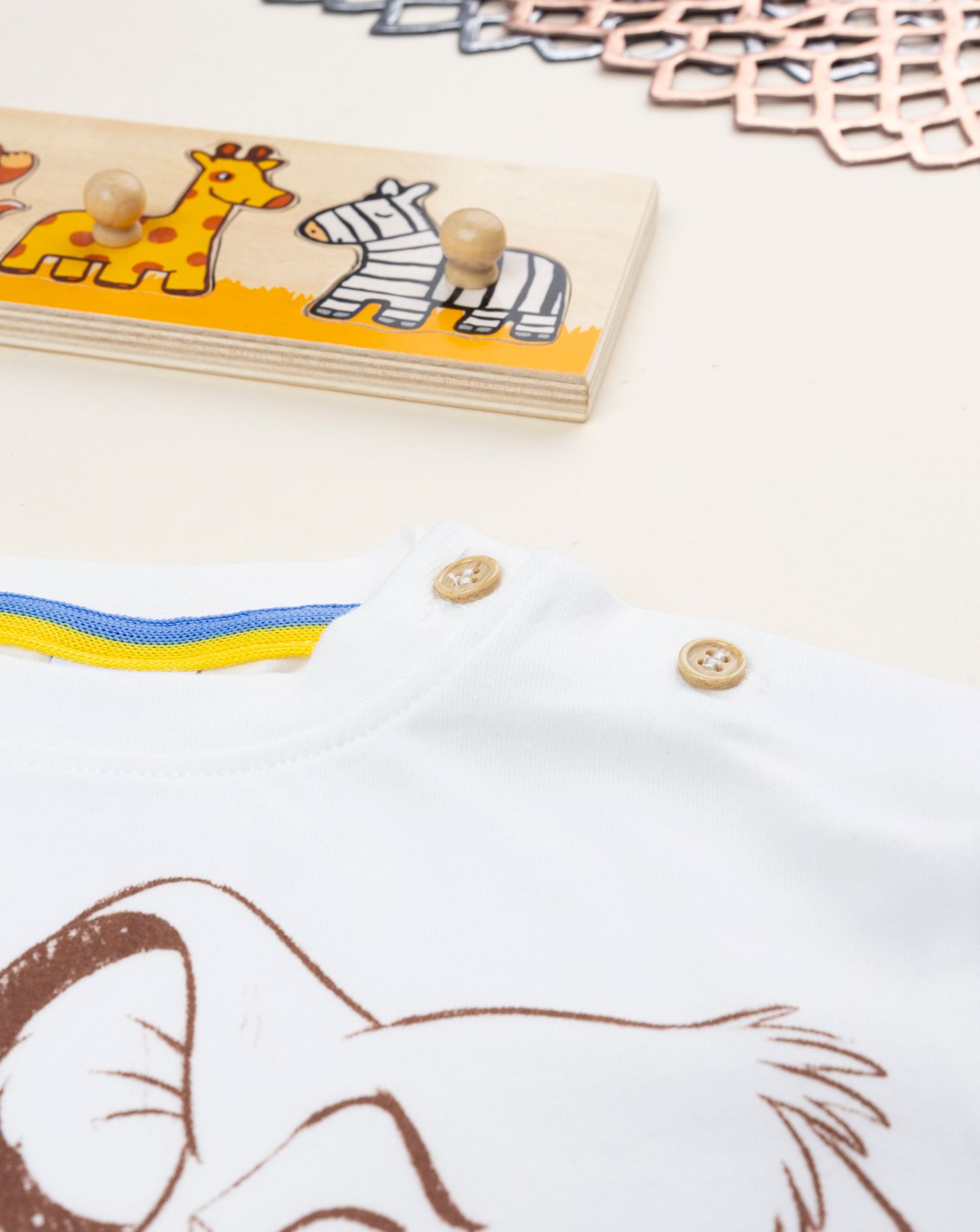 βρεφικό σετ t-shirt και βερμούδα simba για αγόρι - Prénatal