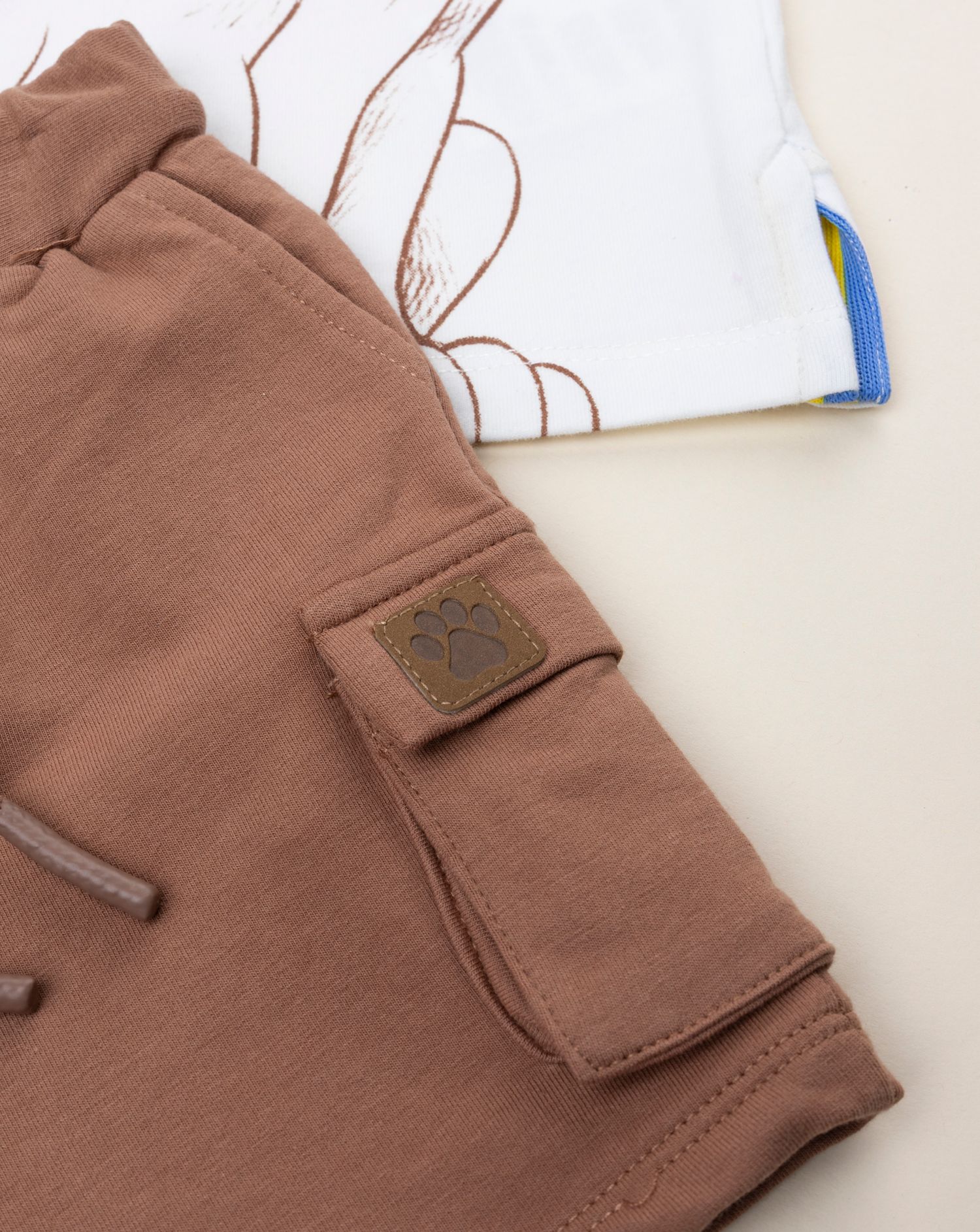 βρεφικό σετ t-shirt και βερμούδα simba για αγόρι - Prénatal