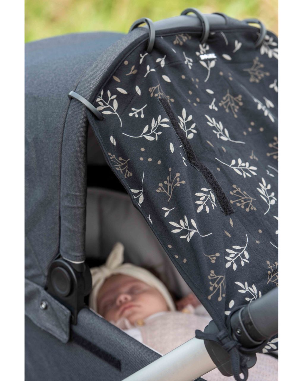 Dooky ηλιοπροστασία με upf50+ προστασία romantic leaves black dk-126711 - Dooky