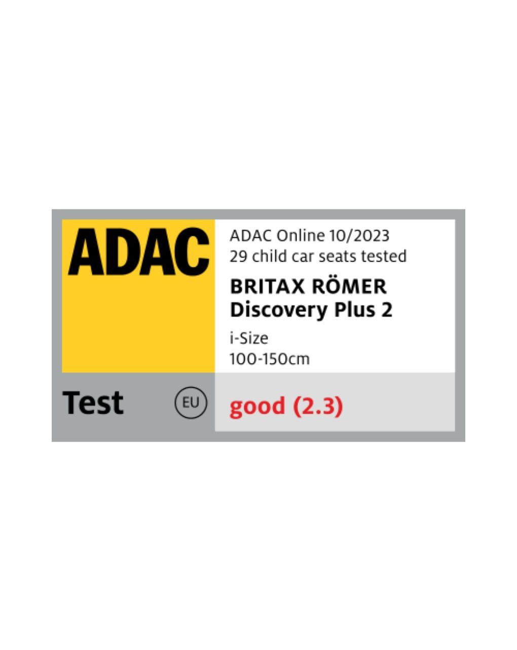 Britax romer κάθισμα αυτοκινήτου discovery plus 2 i-size (100-150cm) space black - Britax/Romer