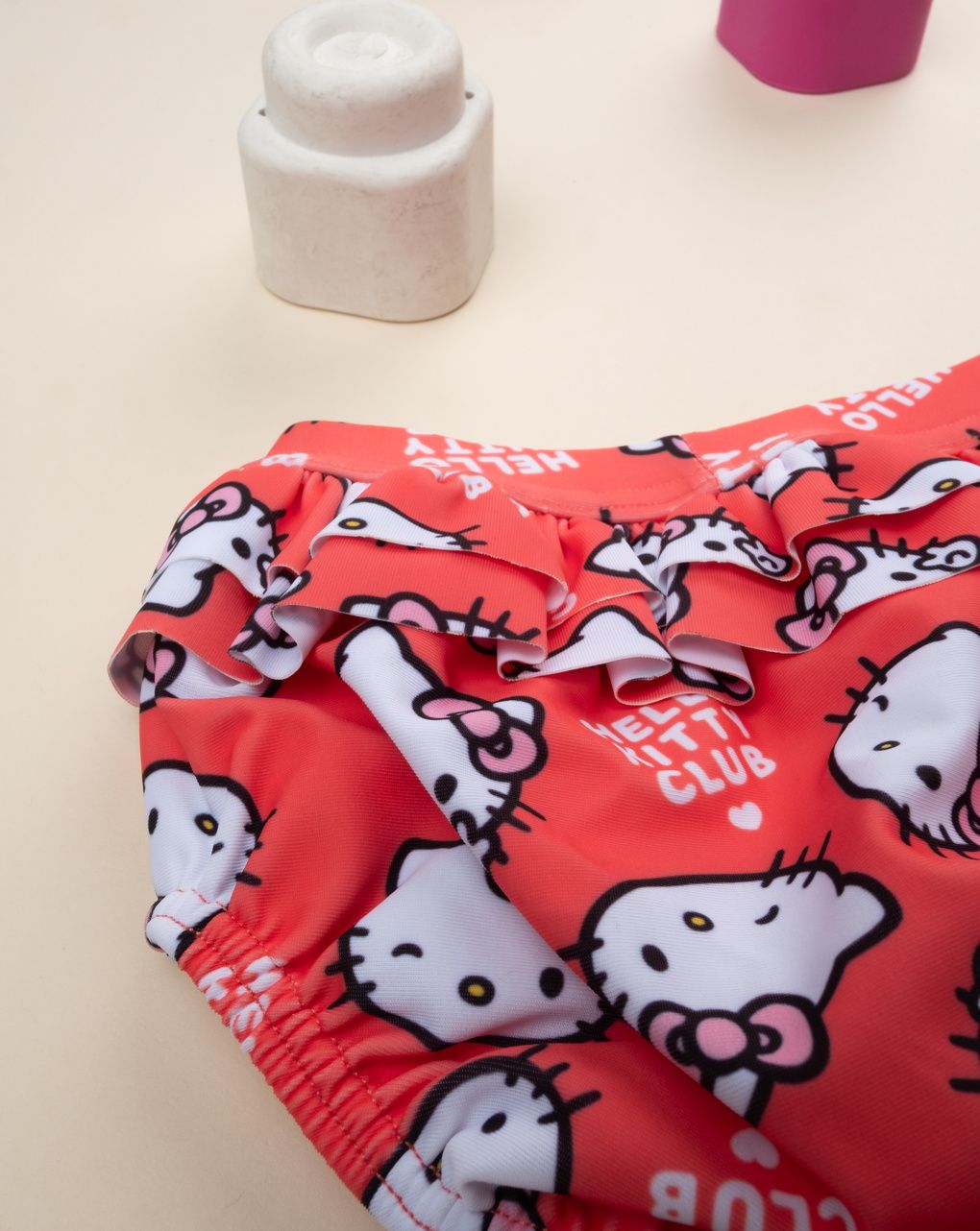 βρεφικό μαγιό πάνα κοραλί hello kitty για κορίτσι - Prénatal