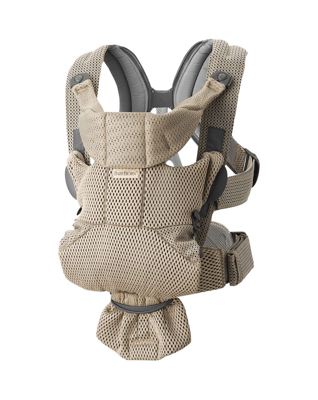 Babybjorn μάρσιπος move 3d mesh grey beige