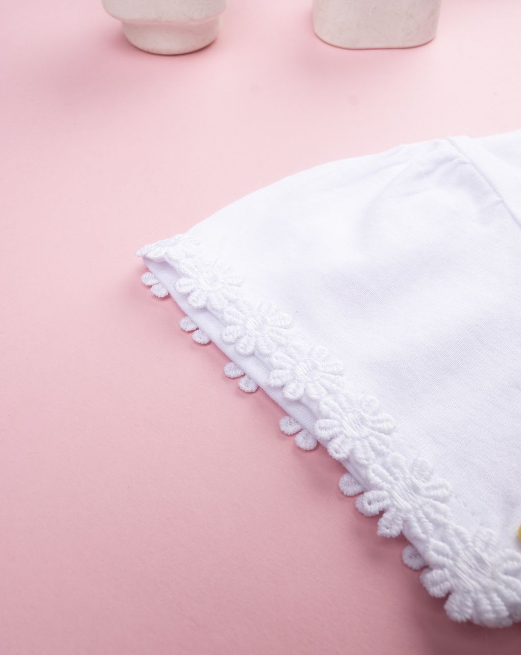 παιδικό t-shirt λευκό με κεντήματα για κορίτσι - Prénatal