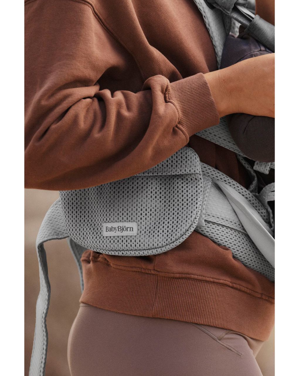 Babybjorn θήκη τσέπης για μάρσιπο mesh grey - Baby Bjorn