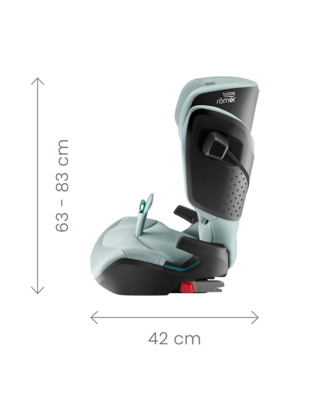Britax romer κάθισμα αυτοκινήτου kidfix pro i-size (100-150cm) style teak - Britax/Romer