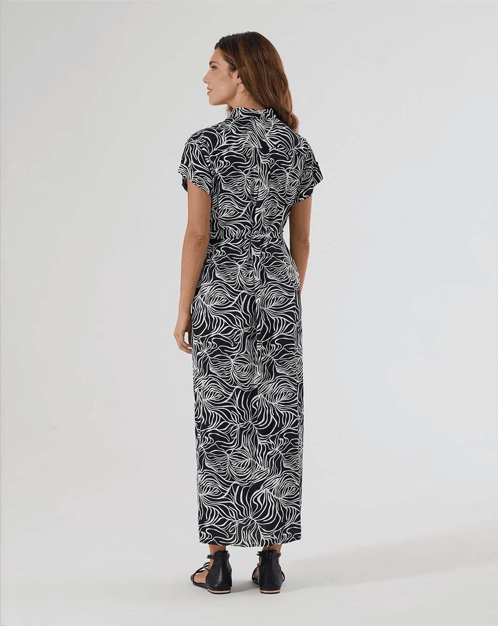 γυναικείο φόρεμα εγκυμοσύνης /θηλασμού μαύρο - Prénatal