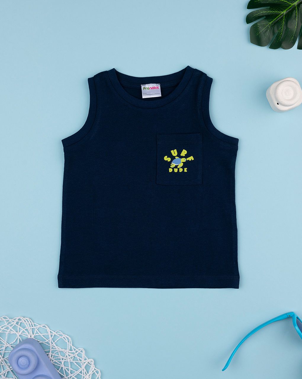 βρεφική μπλούζα μπλε surf dude για αγόρι - Prénatal