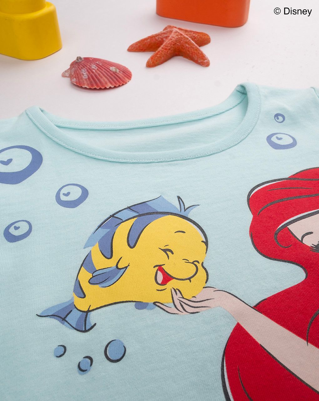 παιδική πιτζάμα τιρκουάζ ariel για κορίτσι - Prénatal