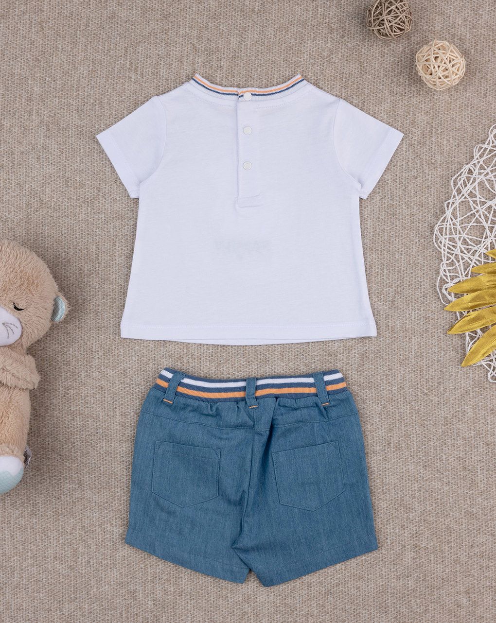 βρεφικό σετ t-shirt και σορτσάκι family surfers για αγόρι - Prénatal