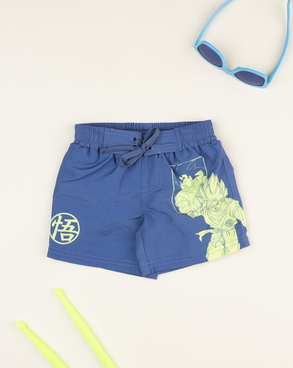 παιδικό μαγιό boxer μπλε dragon ball για αγόρι