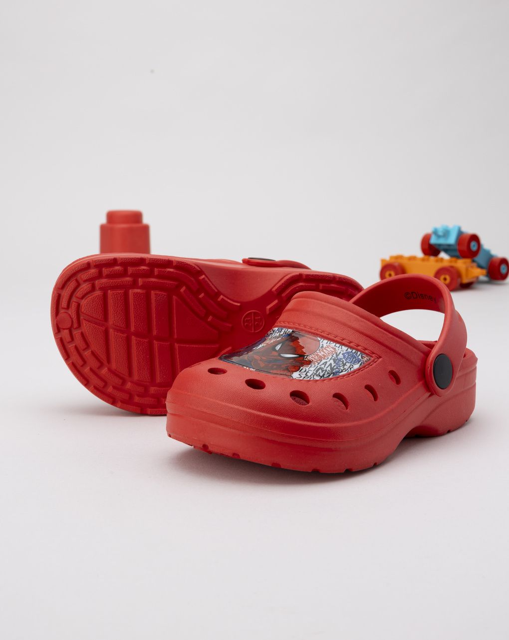 σαμπό θαλάσσης κόκκινα με τον spiderman για αγόρι - SILVER