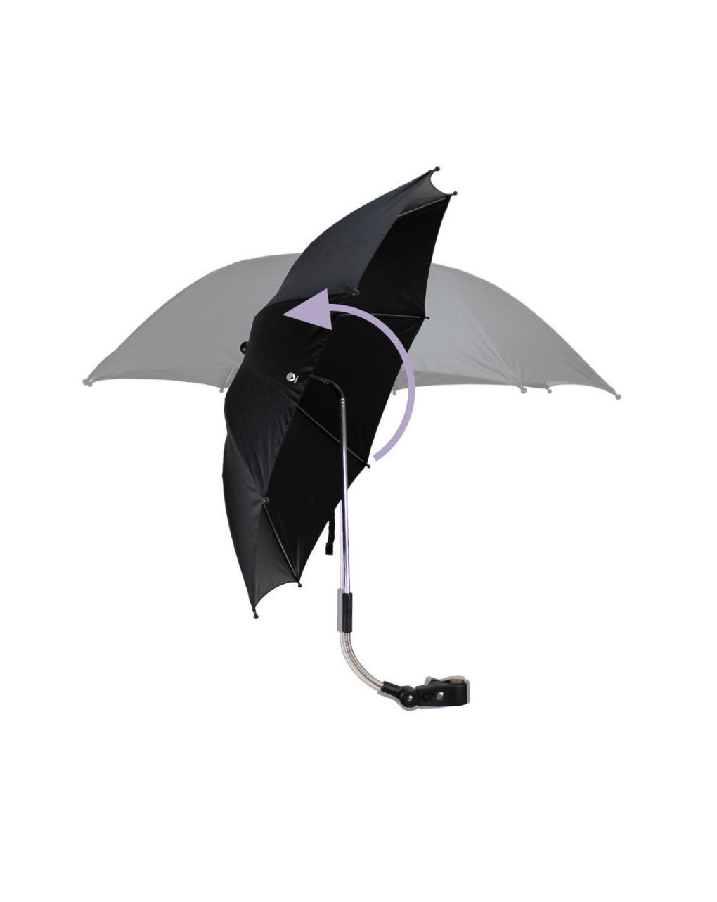 Dooky ομπρέλα καροτσιού με δείκτη προστασίας upf 50+ black dk-5728251 - Dooky