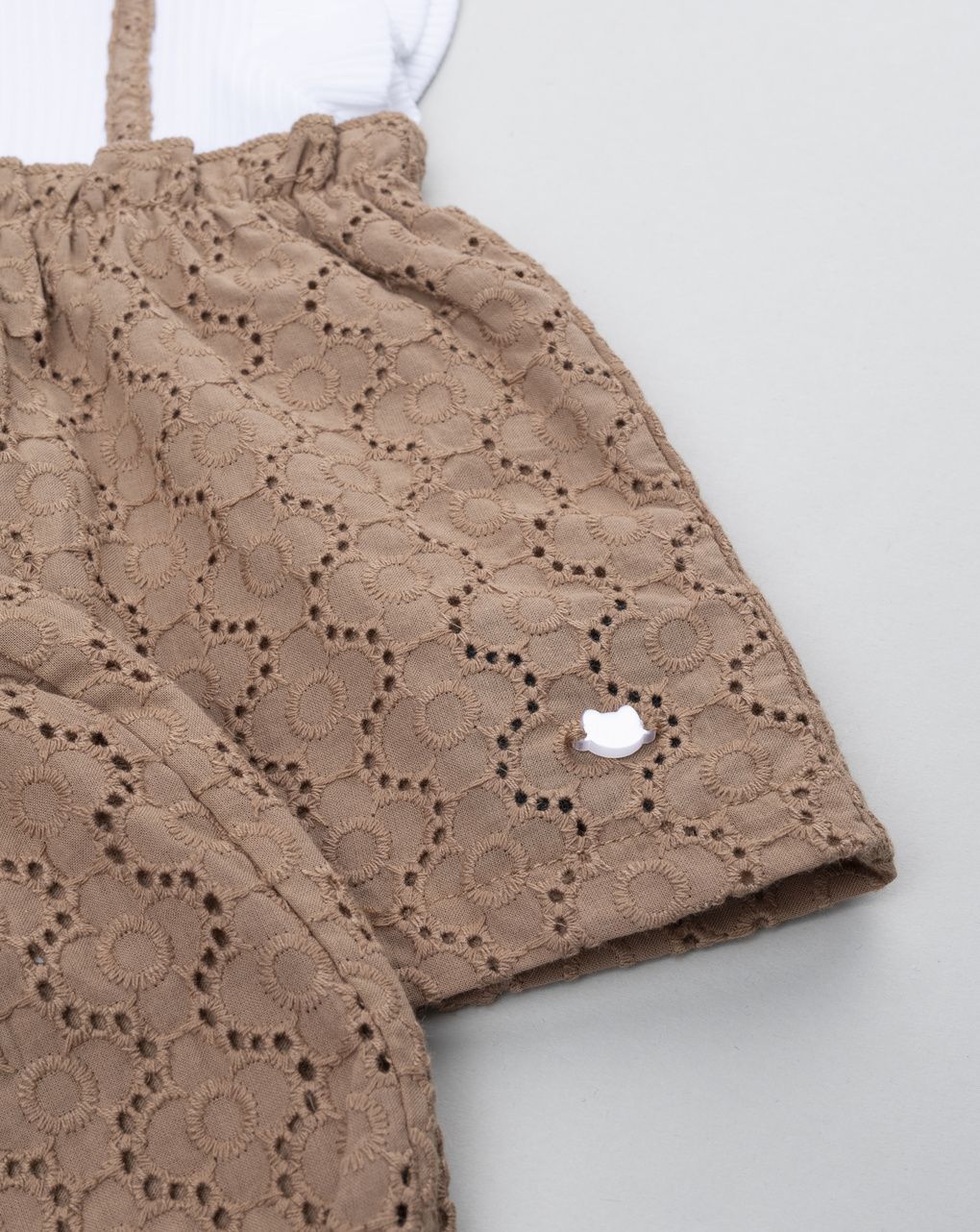 βρεφικό σετ t-shirt και σορτσάκι sangallo για κορίτσι - Prénatal