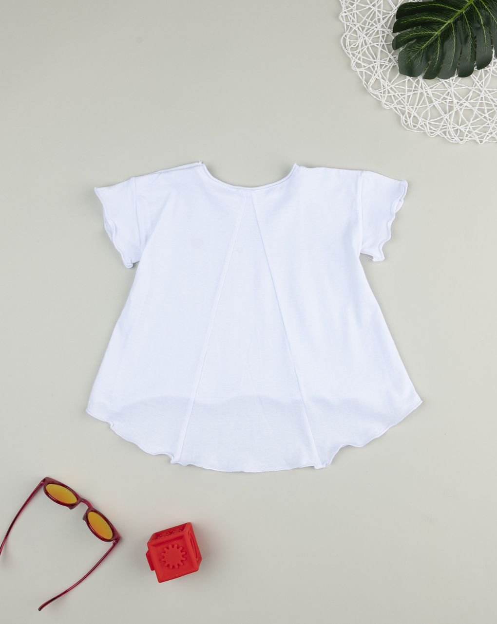 βρεφικό t-shirt λευκό με φράουλα για κορίτσι - Prénatal