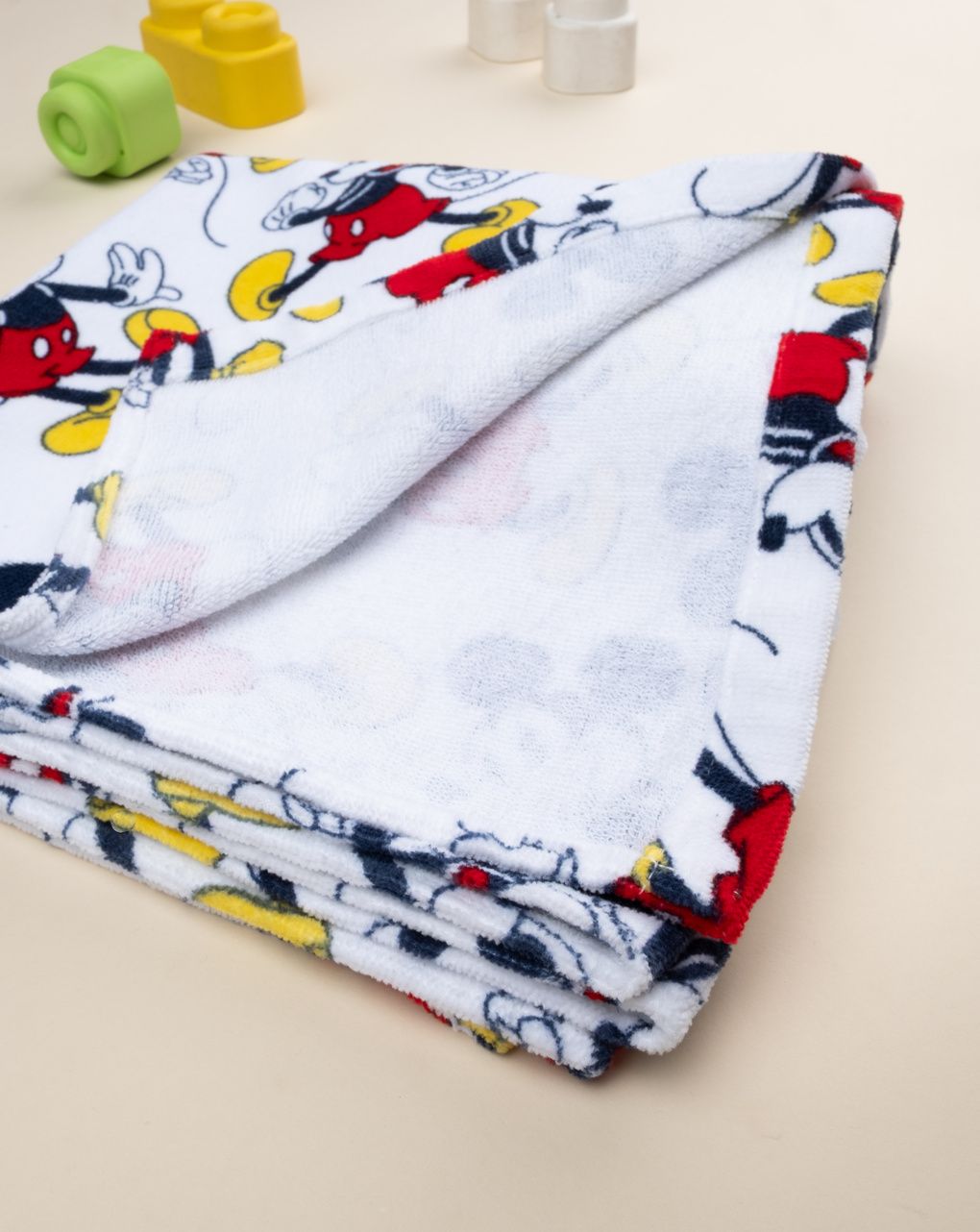 βρεφικό πόντσο θαλάσσης λευκό mickey για αγόρι - Prénatal