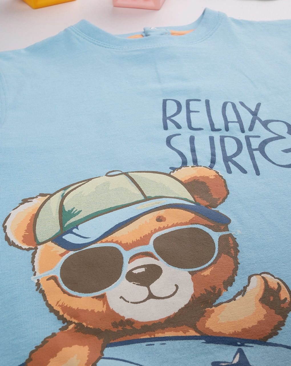 βρεφικό σετ t-shirt και σορτσάκι surf για αγόρι - Prénatal