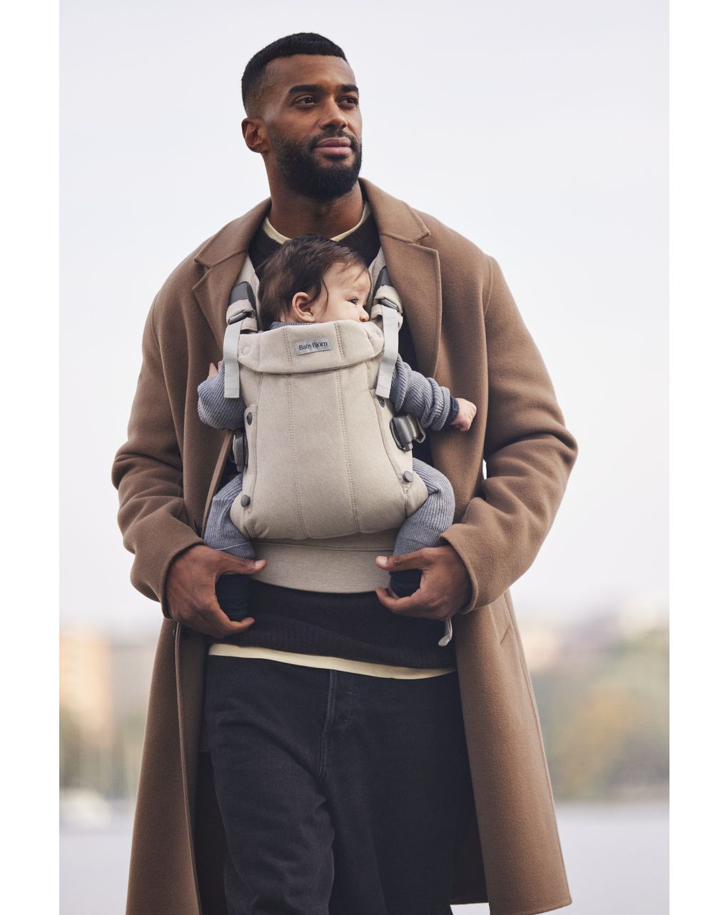 Babybjorn μάρσιπος harmony woven melange light beige - Baby Bjorn