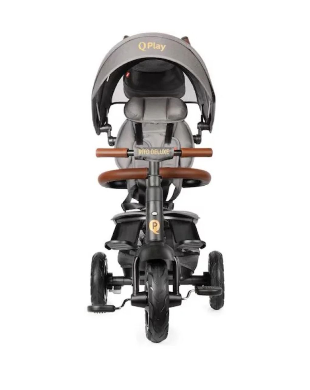 Qplay τρίκυκλο rito deluxe air gel wheels grey 01-1212068-03 - QPLAY