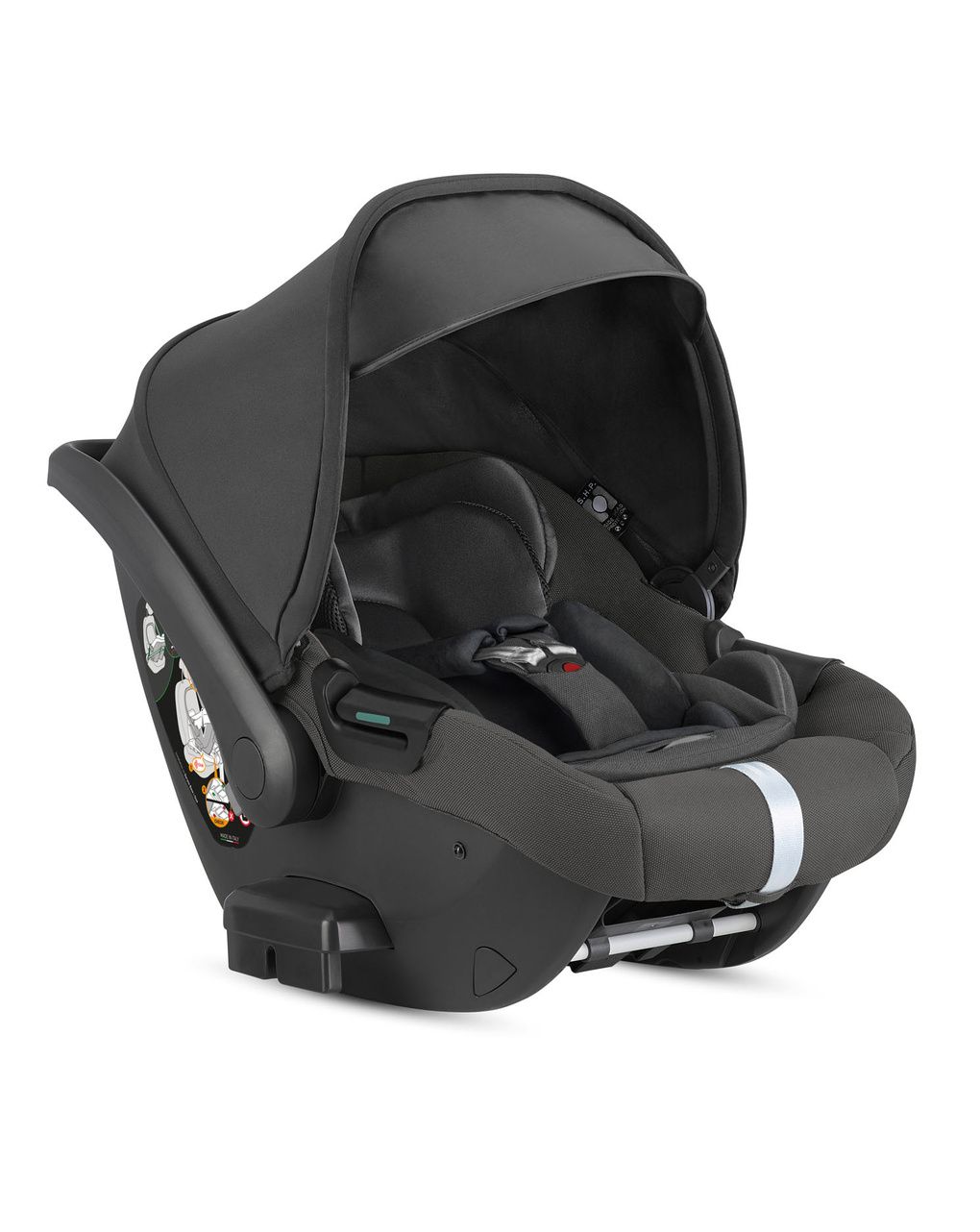 Inglesina σύστημα μεταφοράς quattro aptica xt darwin recline με σκελετό nero magnet grey - Inglesina