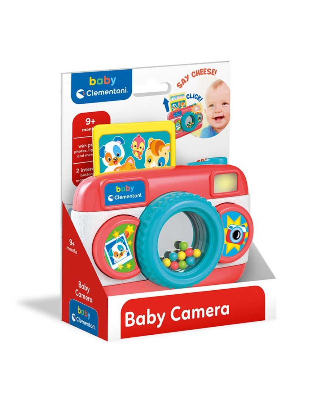 Baby clementoni βρεφικό παιχνίδι baby κάμερα 1000-17461