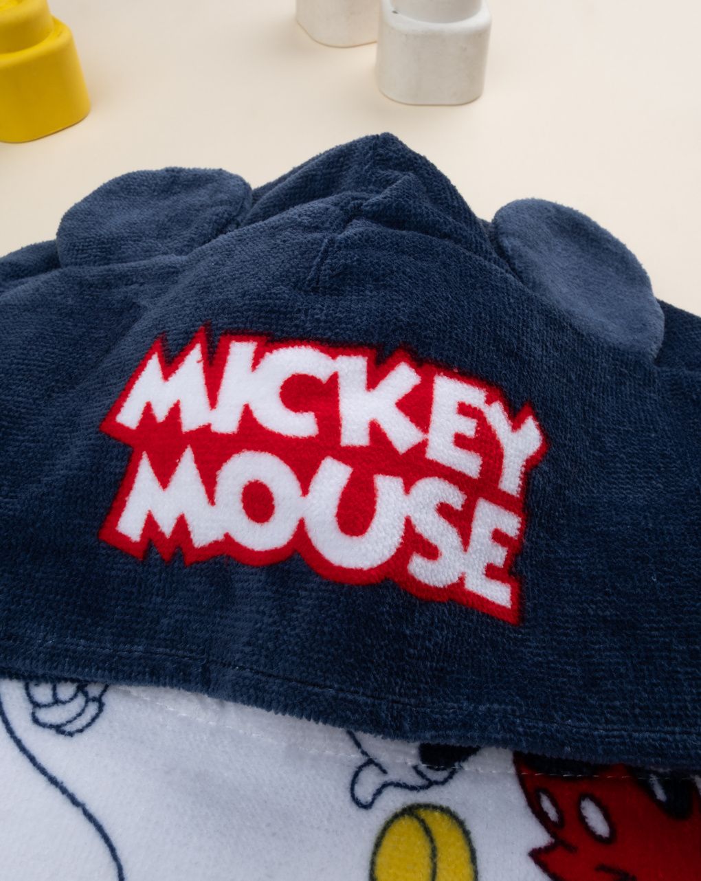 βρεφικό πόντσο θαλάσσης λευκό mickey για αγόρι - Prénatal