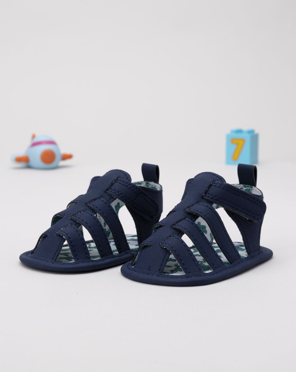 βρεφικά παπούτσια αγκαλιάς σανδάλια μπλε για αγόρι - Prénatal