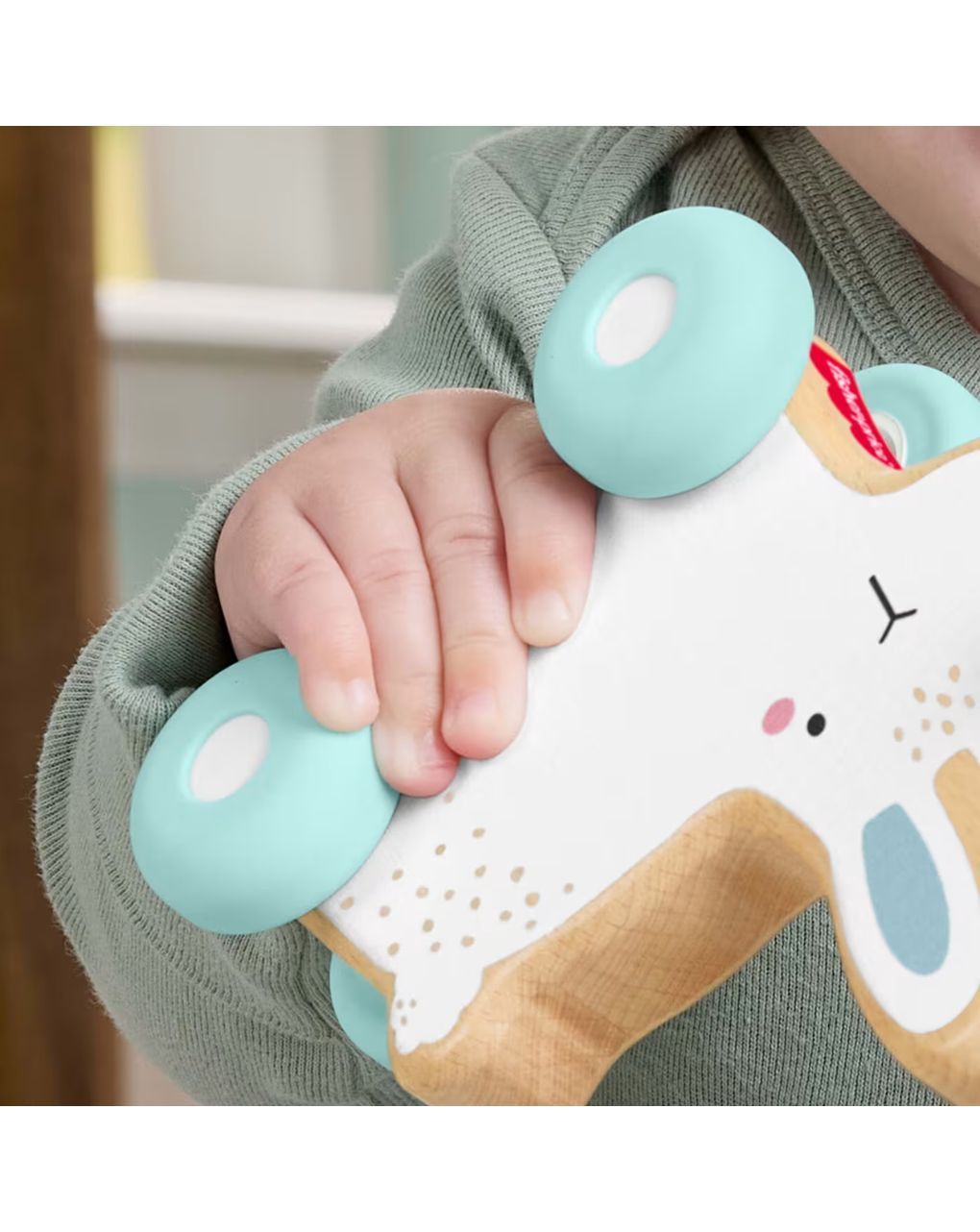 Mattel fisher-price ξύλινο συρόμενο λαγουδάκι 6m+ jdm52 - Fisher-Price