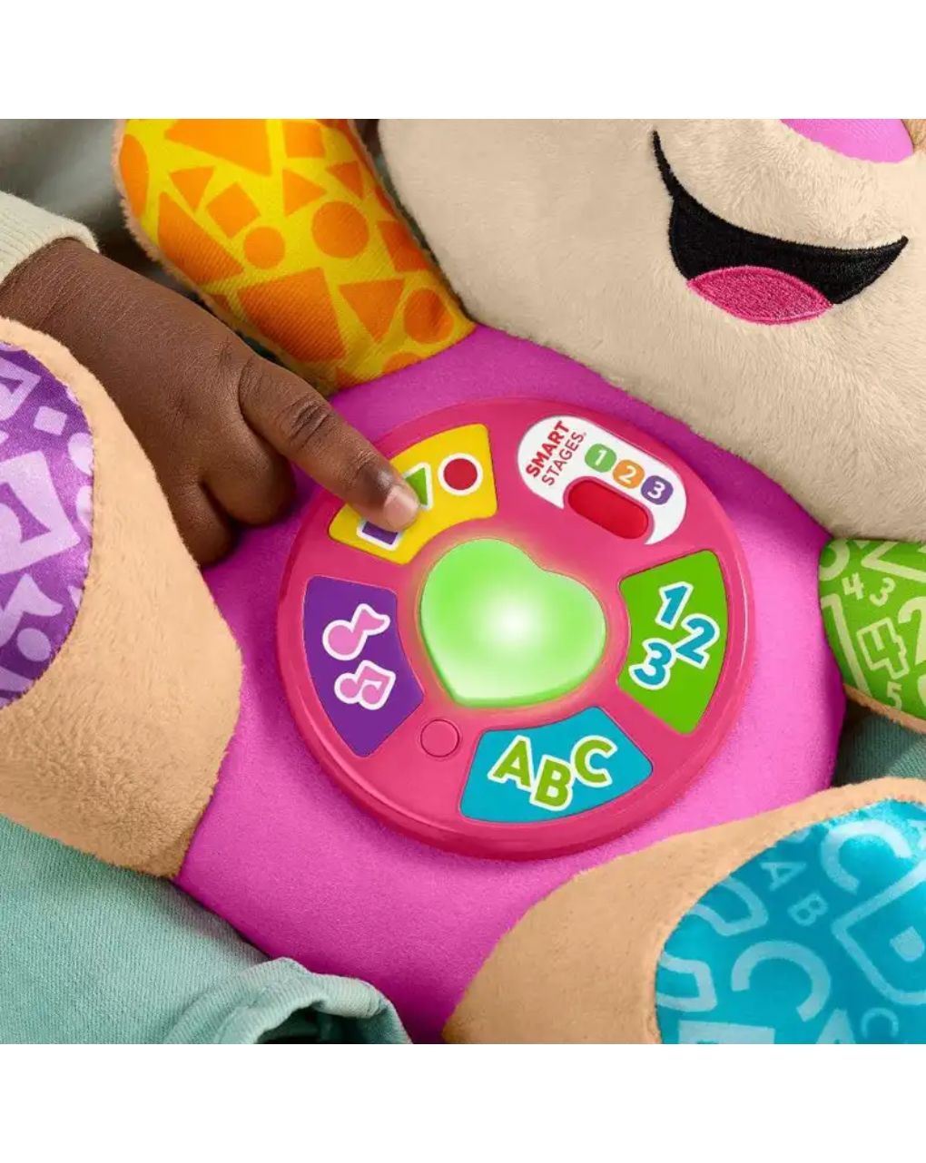 Mattel fisher-price laugh & learn εκπαιδευτικό σκυλάκι smart stages 6-36m ροζ jfd34 - Fisher-Price