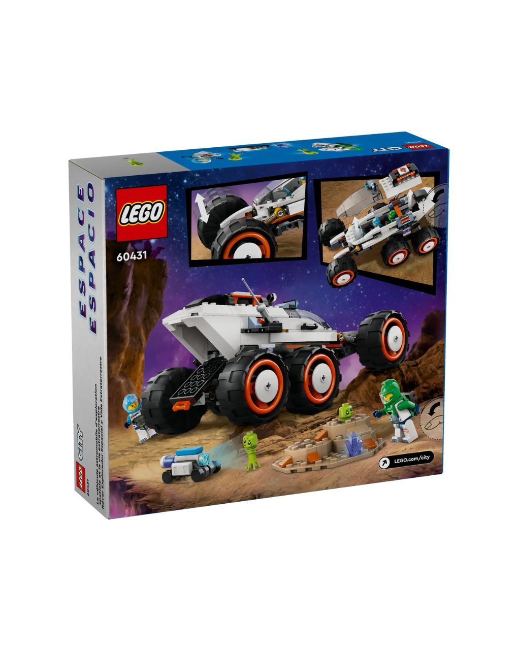 Lego city space explorer rover & alien life 60431 - Lego, Lego City