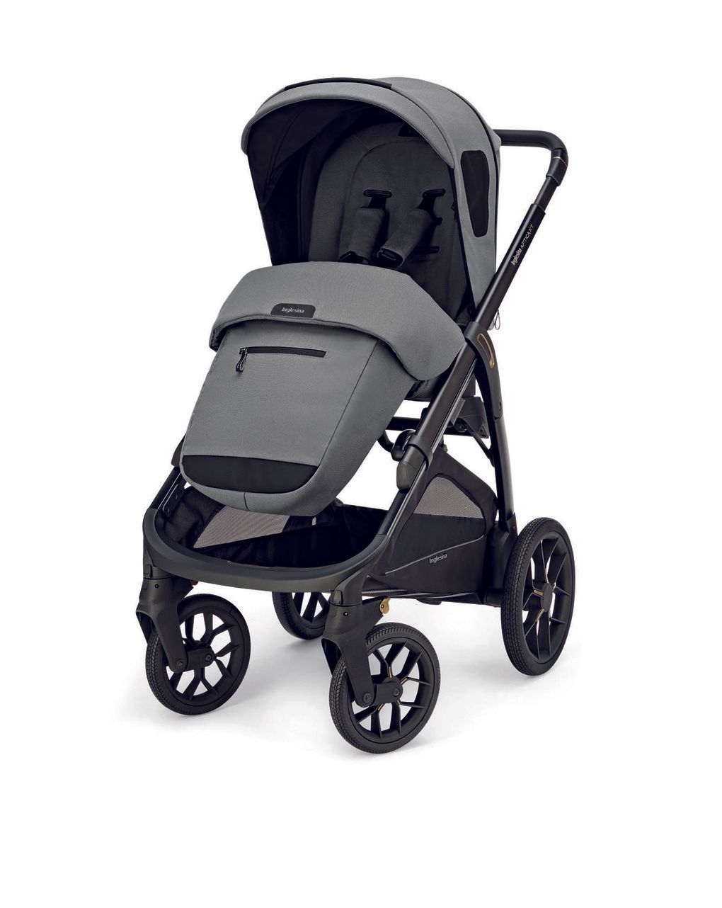 Inglesina σύστημα μεταφοράς quattro aptica xt darwin recline με σκελετό nero canyon grey - Inglesina