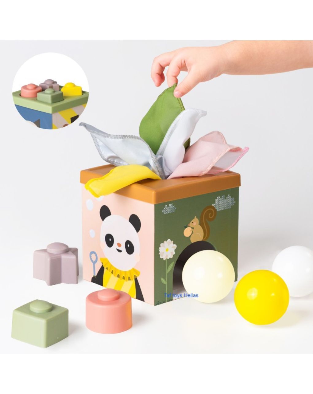 Taf toys παιχνίδι κύβος play and discovery cube t13645 - Taf-toys