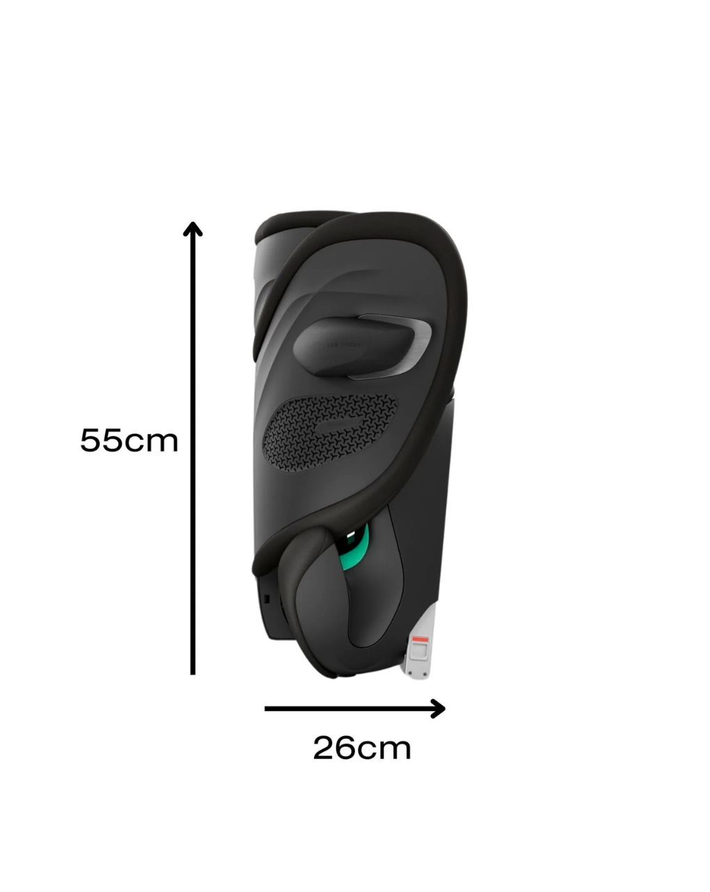 Cybex κάθισμα αυτοκινήτου solution g2 i-fix plus (100-150cm) moon black - Cybex