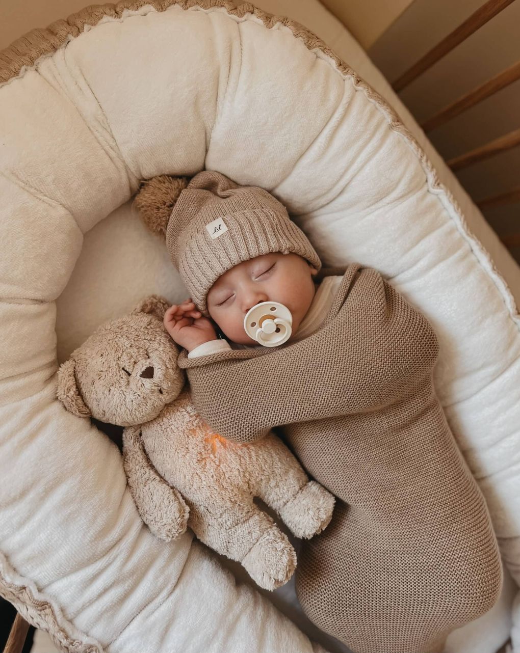 Moonie 2.0 the organic humming bear επαναφορτιζόμενο βοήθημα ύπνου με ηχογράφιση και αισθητήρα κλάματος grey - MOONIES