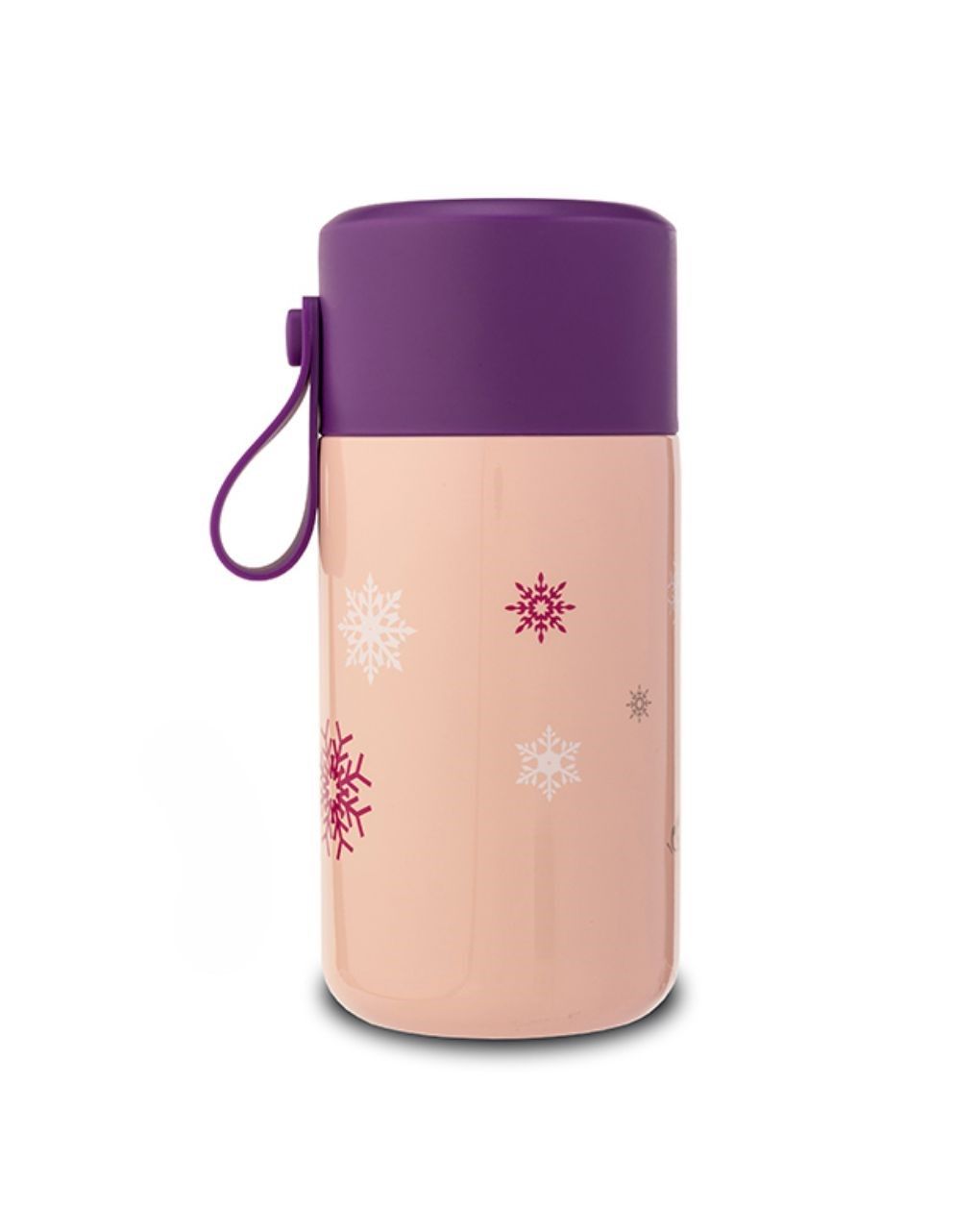 Nava παιδικό δοχείο φαγητού ισοθερμικό στρογγυλό "we care" 600ml ροζ 10-007-010 - Nava