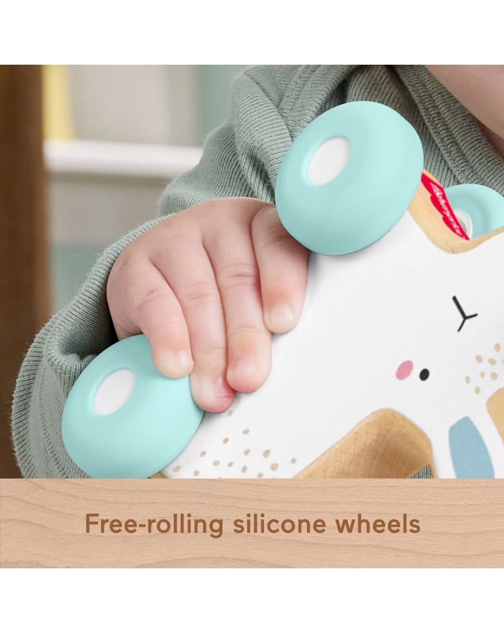 Mattel fisher-price ξύλινο συρόμενο λαγουδάκι 6m+ jdm52 - Fisher-Price