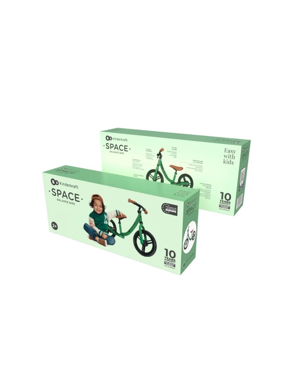 Kinderkraft ποδηλατάκι ισορροπίας space light green krspac23gre0000 - Kinderkraft