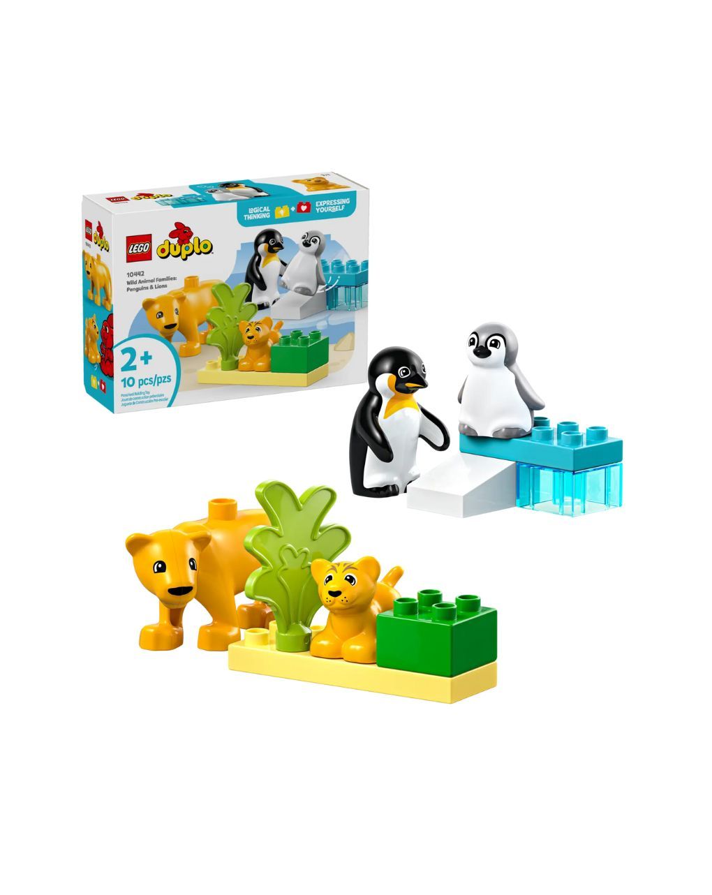 Lego duplo wild animal families: penguins & lions 10442 - DUPLO, Lego