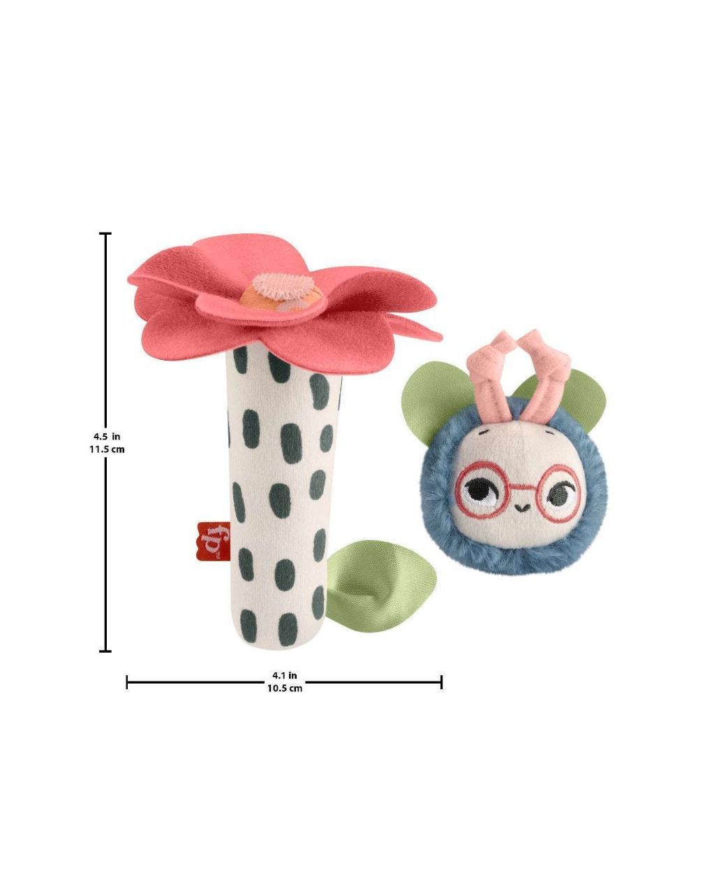 Mattel fisher-price planet friends κουδουνίστρα λουλουδάκι μελισσούλα 3m+ hyr56 - Fisher-Price