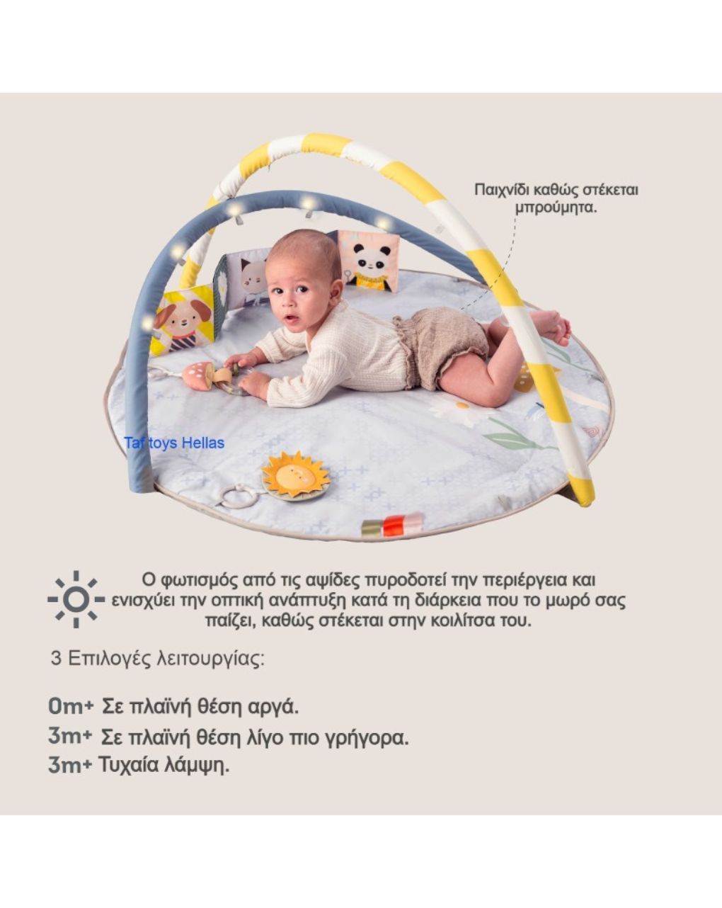 Taf toys γυμναστήριο δραστηριοτήτων melody bloom gym t13495 - Taf-toys