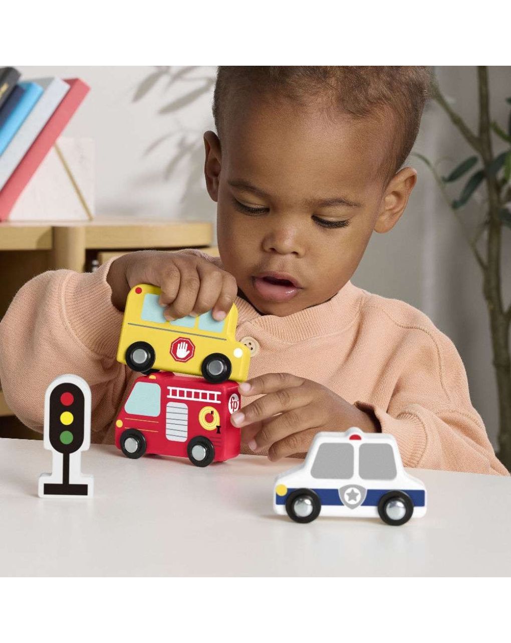 Mattel fisher-price ξύλινα οχήματα 2 ετών+ jcy32 - Fisher-Price