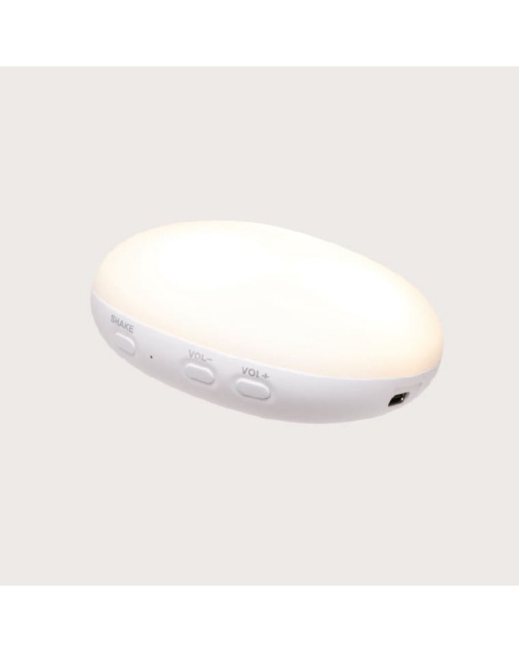 Moonie 2.0 the humming friend επαναφορτιζόμενο βοήθημα ύπνου με αισθητήρα κλάματος και φωτισμό cream bunny - MOONIES