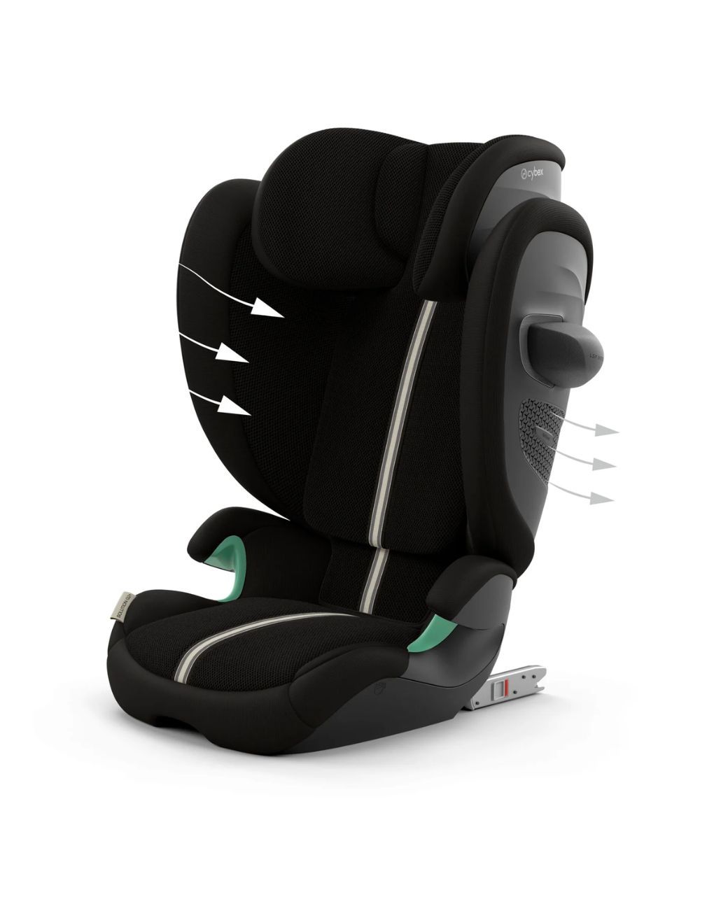 Cybex κάθισμα αυτοκινήτου solution g2 i-fix plus (100-150cm) moon black - Cybex