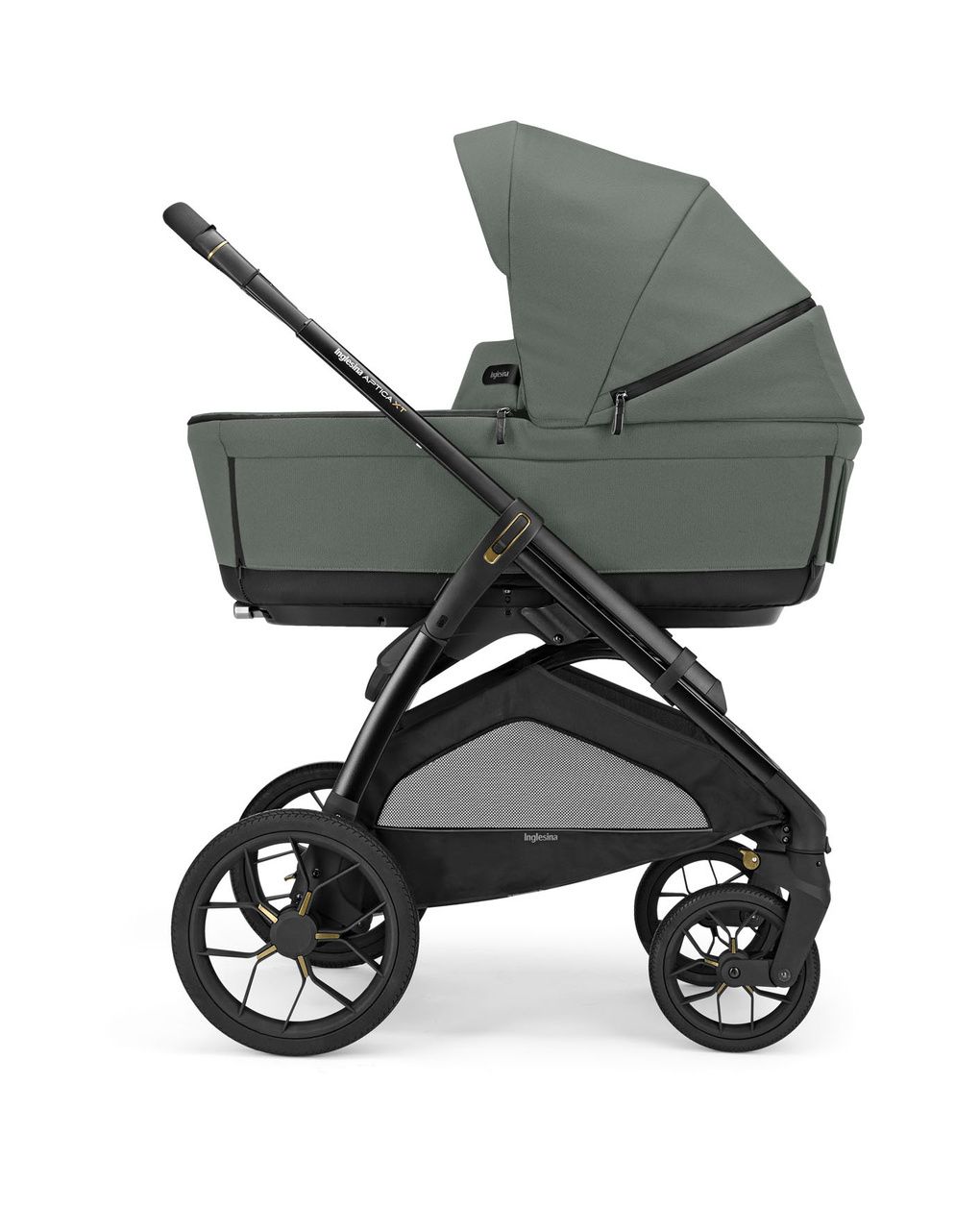 Inglesina σύστημα μεταφοράς quattro aptica xt darwin recline με σκελετό nero taiga green - Inglesina