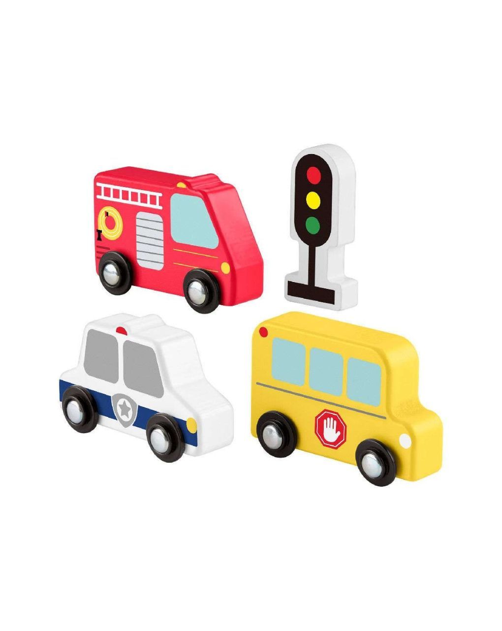 Mattel fisher-price ξύλινα οχήματα 2 ετών+ jcy32 - Fisher-Price