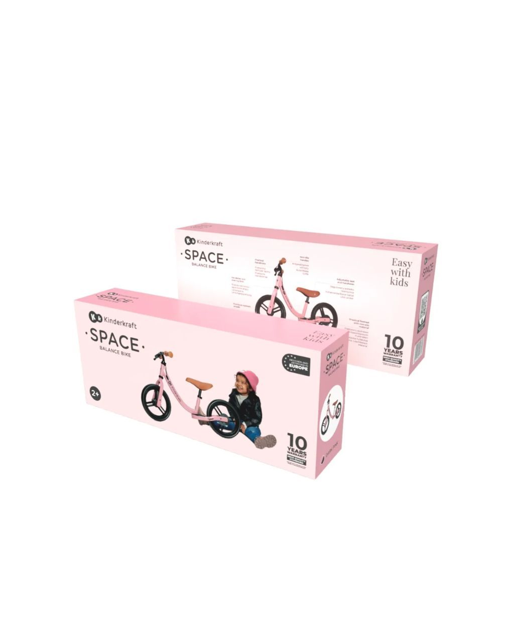 Kinderkraft ποδηλατάκι ισορροπίας space dark pink krspac23pnk0000 - Kinderkraft