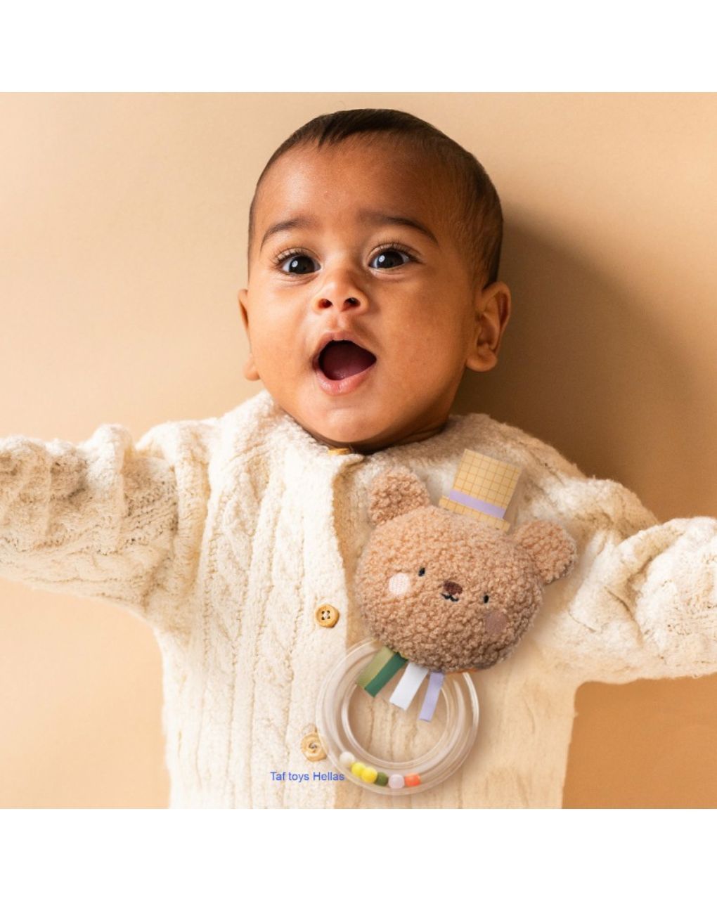 Taf toys κουδουνίστρα αρκουδάκι brendon rattle t13555 - Taf-toys