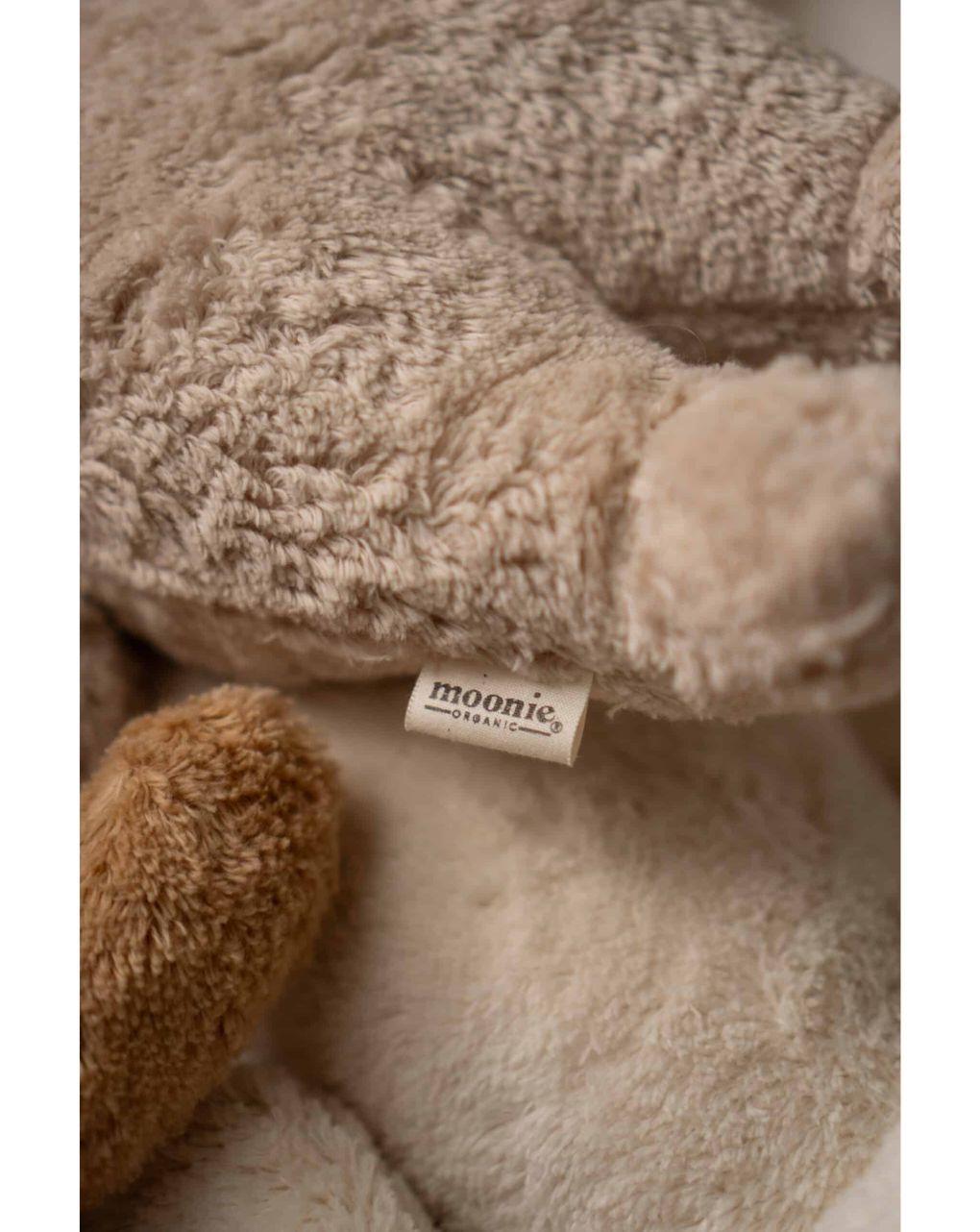 Moonie 2.0 the organic humming bear επαναφορτιζόμενο βοήθημα ύπνου με ηχογράφιση και αισθητήρα κλάματος grey - MOONIES