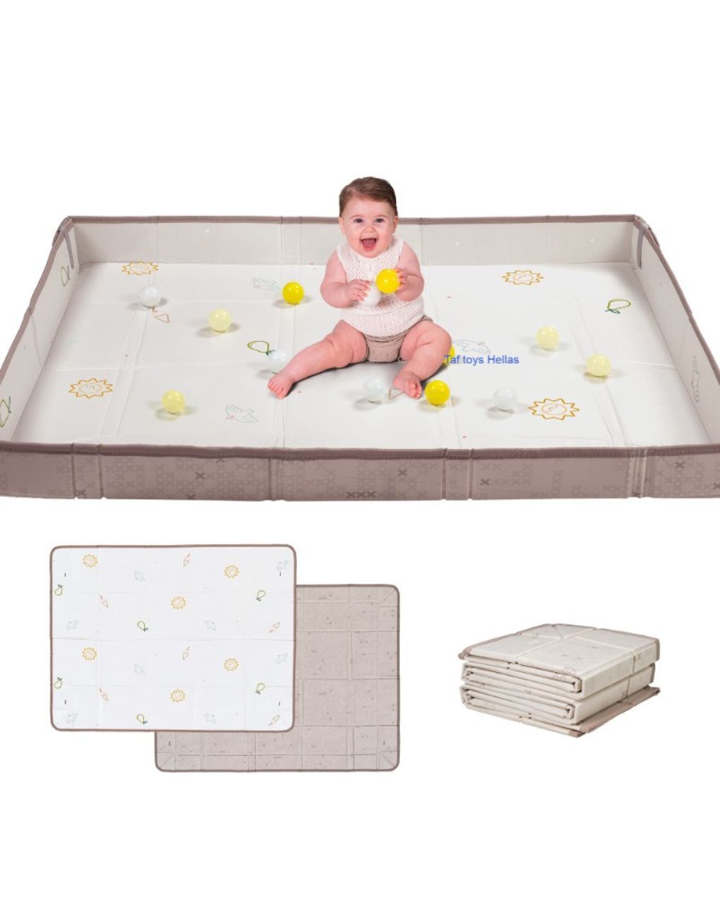 Taf toys χαλάκι δραστηριοτήρων fold 'n fun mat t-13505