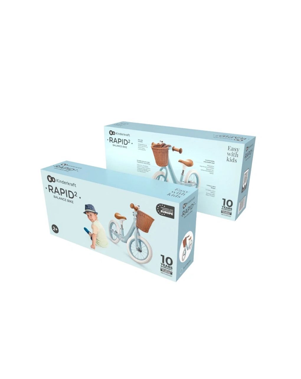 Kinderkraft ποδηλατάκι ισορροπίας rapid 2 blue breeze krrapi02blu0000 - Kinderkraft